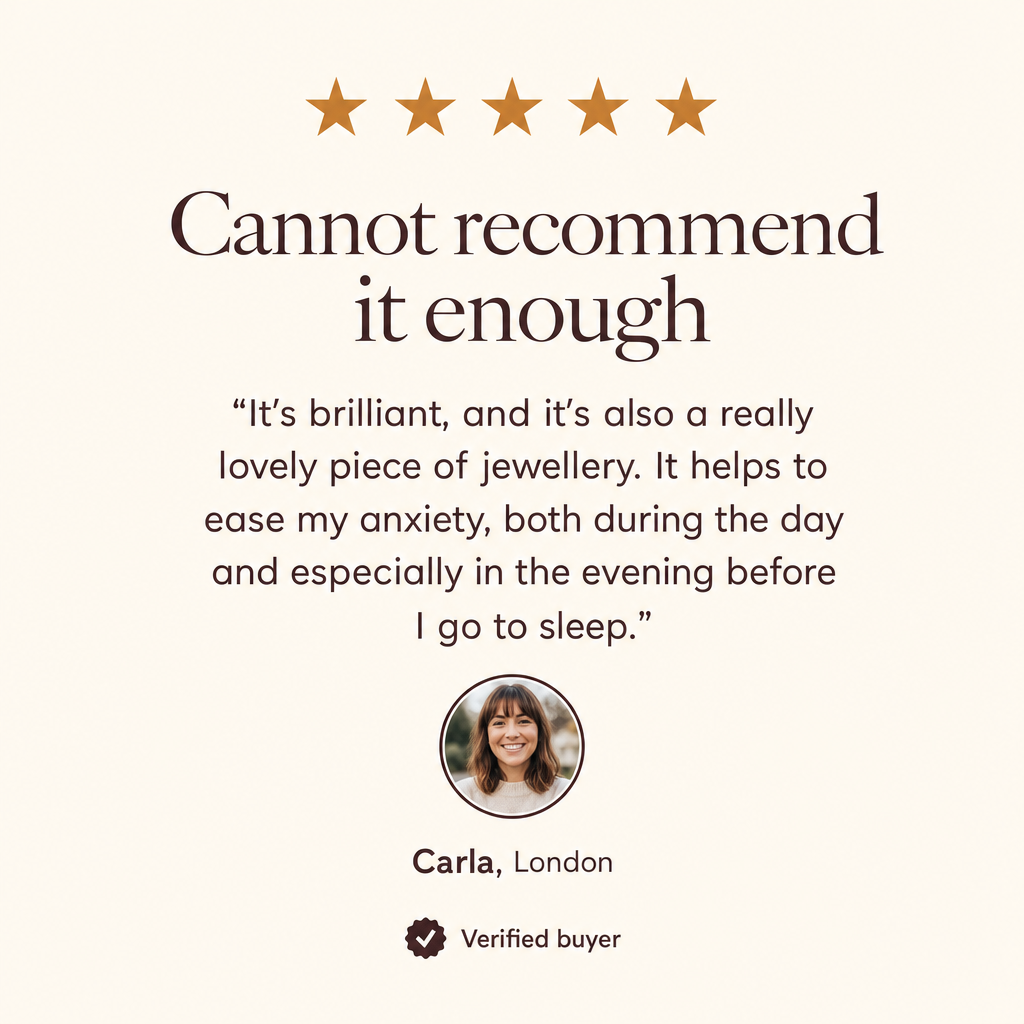 Waft | Breathing Necklace for Calm, Anxiety & Sleep (Silver)