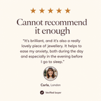 Waft | Breathing Necklace for Calm, Anxiety & Sleep (Silver)