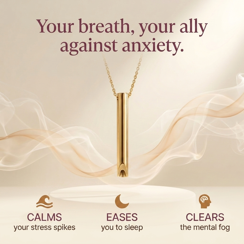 Waft | Breathing Necklace for Calm, Anxiety & Sleep