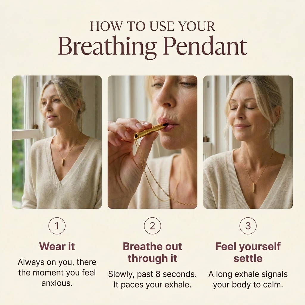 Waft | Breathing Necklace for Calm, Anxiety & Sleep