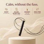 Waft | Breathing Necklace for Calm, Anxiety & Sleep (Black)