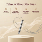 Waft | Breathing Necklace for Calm, Anxiety & Sleep (Silver)