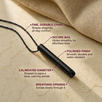 Waft | Breathing Necklace for Calm, Anxiety & Sleep (Black)